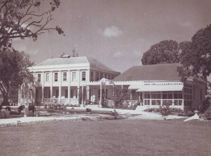 This is a picture of Government House in the 1950s.