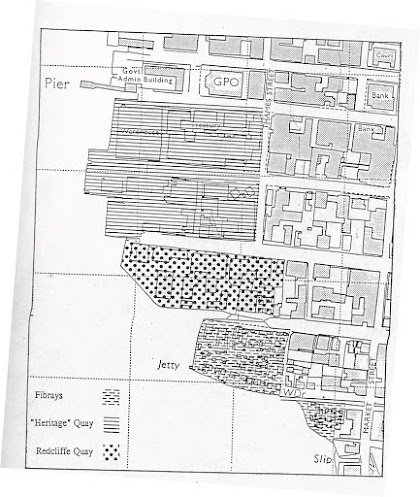 The drawing below, taken from The Development of Plans and Policies Toward the Preservation of the Historic Urban Core of St.