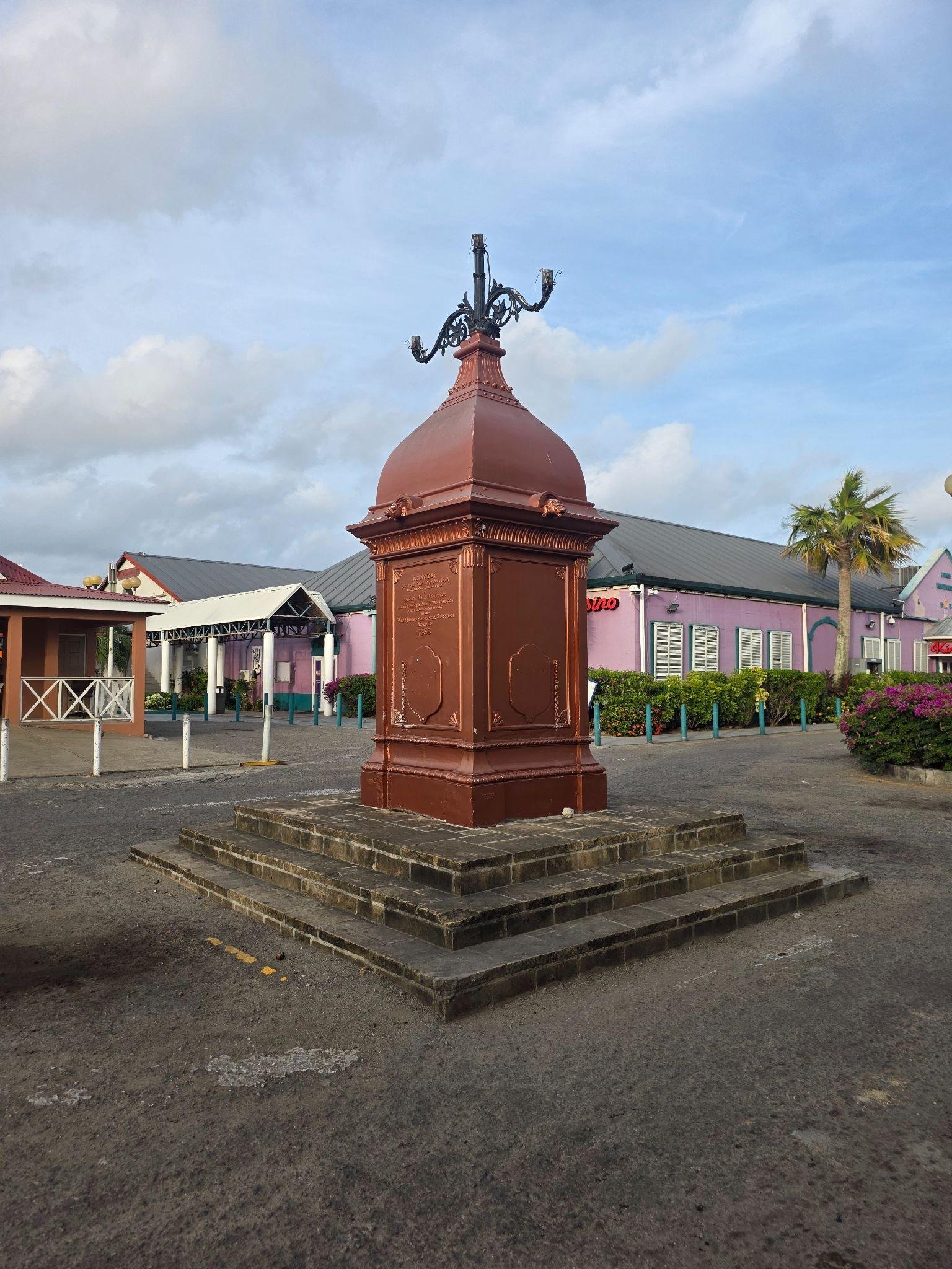 This photo shows the memorial today.