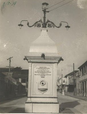 The next photo shows the Westerby Memorial in 1954, after electrification.